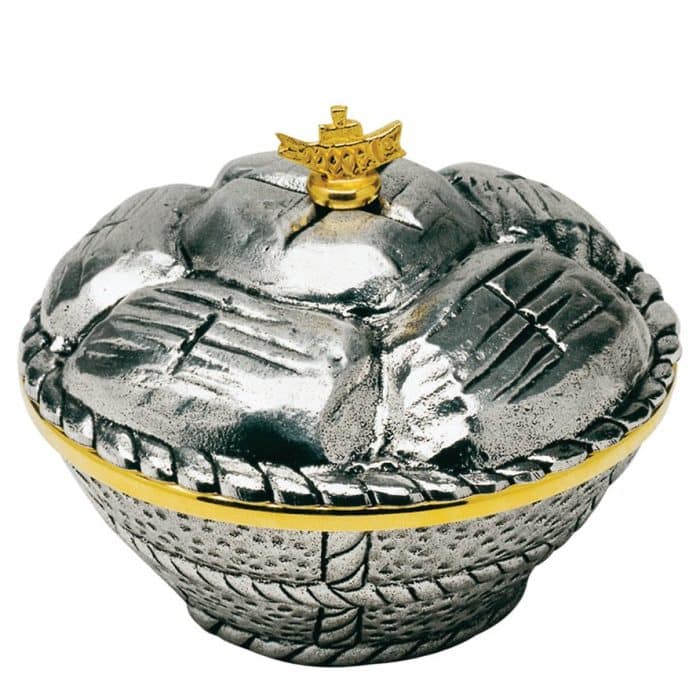 面包篮主题圣体盒 - 高10厘米，杯直径12厘米 Catholic religious art