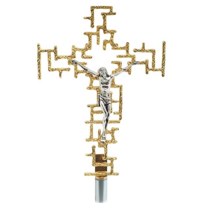 带格栅的十字架-24x34cm Catholic religious art