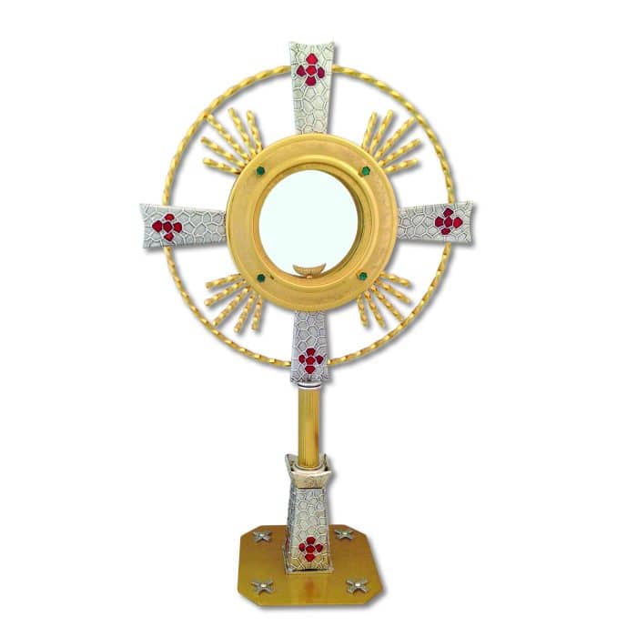 圣体光 - 高73厘米，圣体盒直径16厘米 Catholic religious art