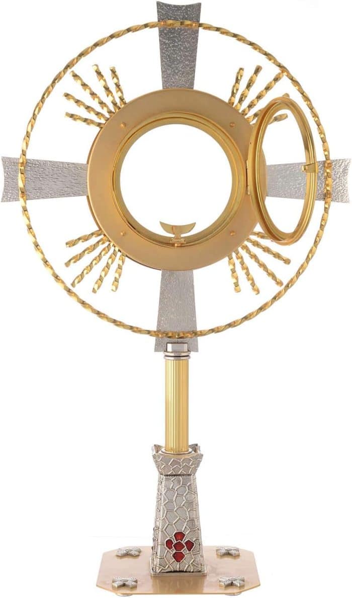 圣体光 - 高73厘米，圣体盒直径16厘米 Catholic religious art