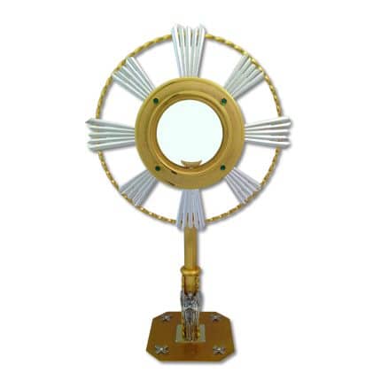 圣体光 - 高70厘米，圣体盒直径16厘米