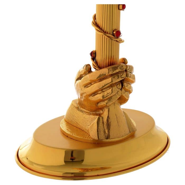 圣体光 - 高74厘米，圣体盒直径9厘米 Catholic religious art