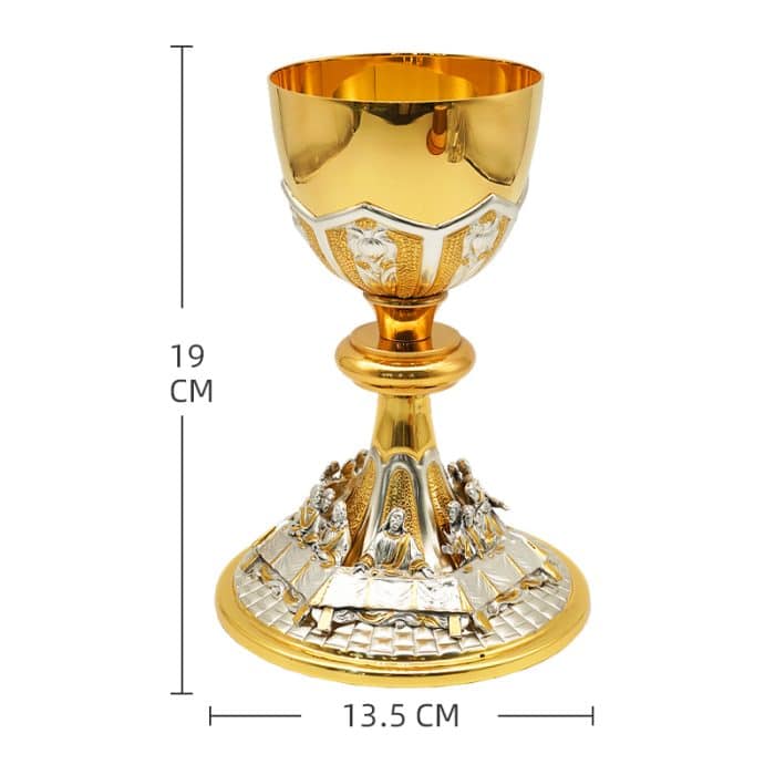 【现货】最后晚餐主题-圣爵杯圣体盒套装19+21cm Catholic religious art