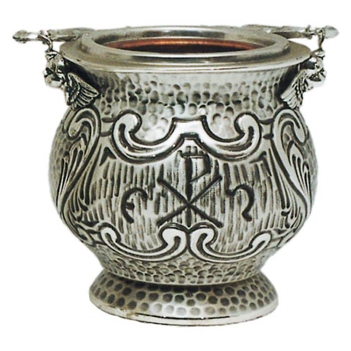 装饰圣水壶 - 高12.5厘米，直径13厘米 Catholic religious art