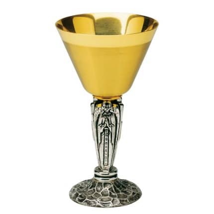 天使主题铸造圣爵 - 高16厘米