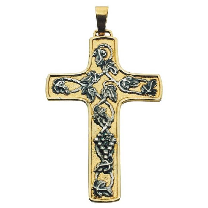 主教用葡萄主题胸前十字架 Catholic religious art