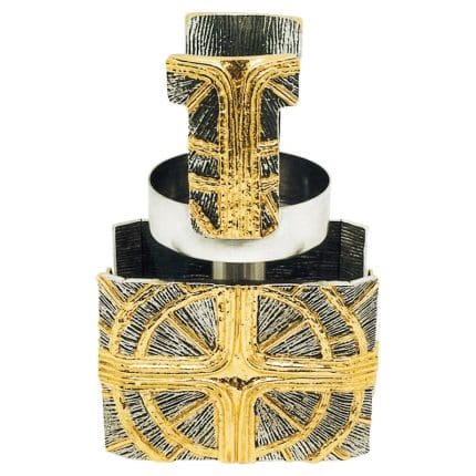 带放射十字架的桌灯