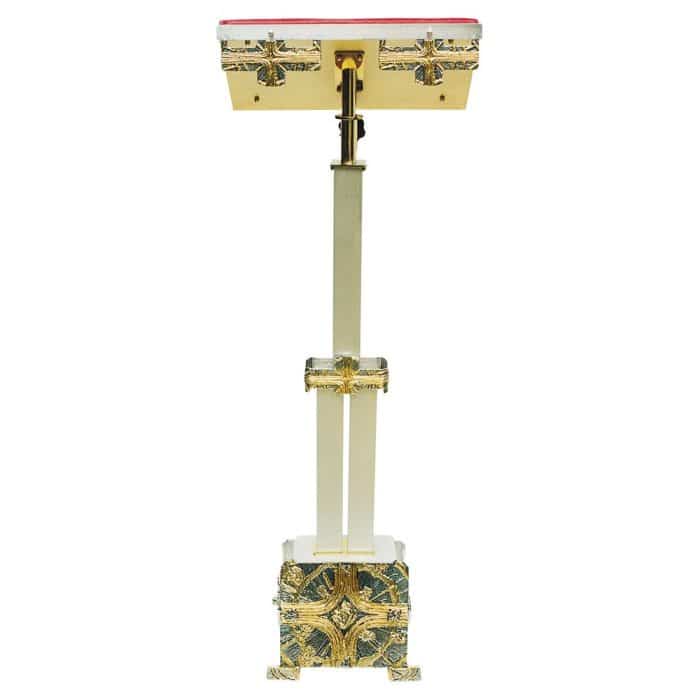 带放射十字架的读经架 Catholic religious art