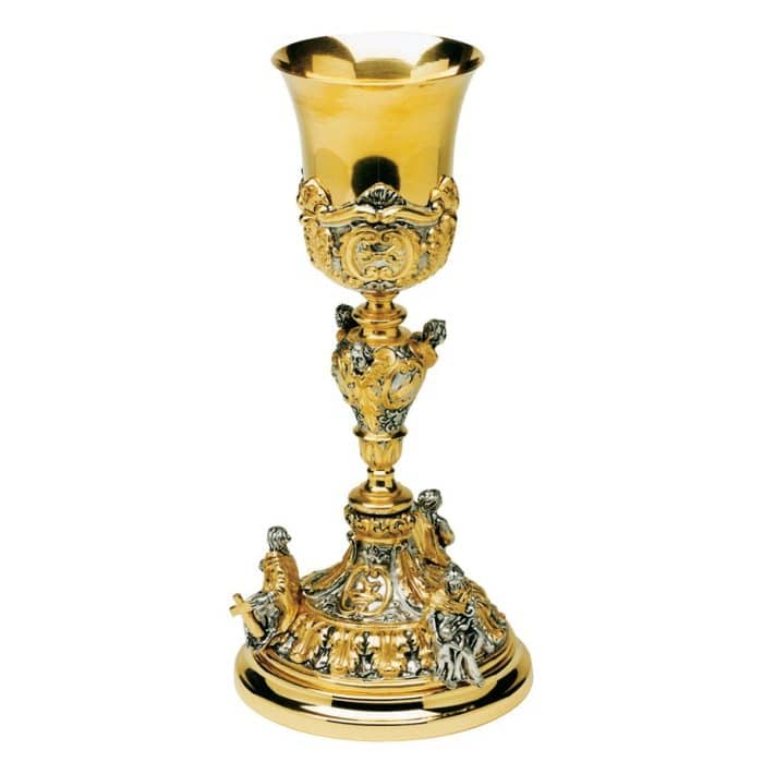 三种神学美德主题圣爵 - 高28厘米 Catholic religious art