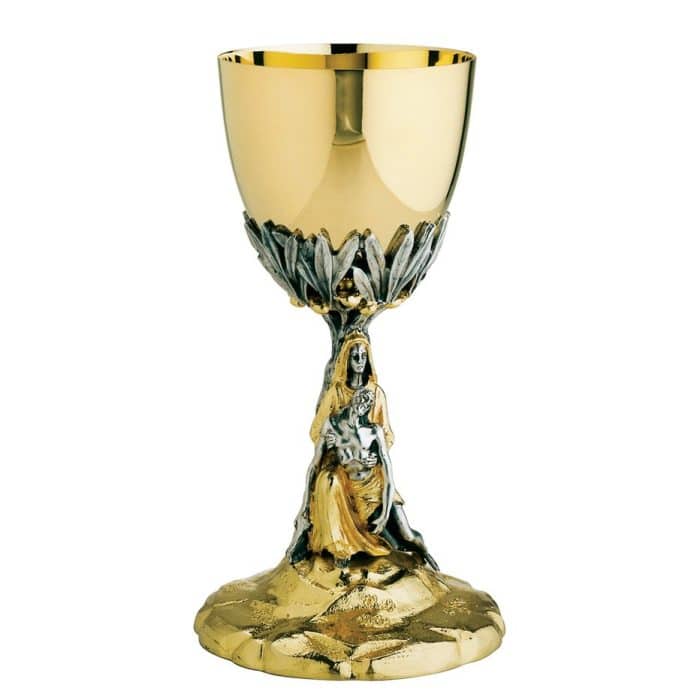 耶稣安葬与橄榄树主题圣爵 - 高20厘米 Catholic religious art