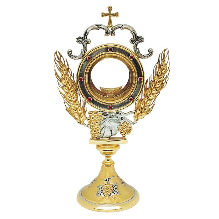 葡萄主题圣体光 - 高40厘米，圣龛直径9.5厘米 Catholic religious art