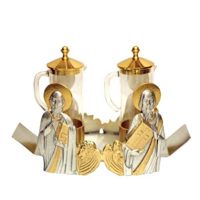 带福音书作者的酒水壶 Catholic religious art