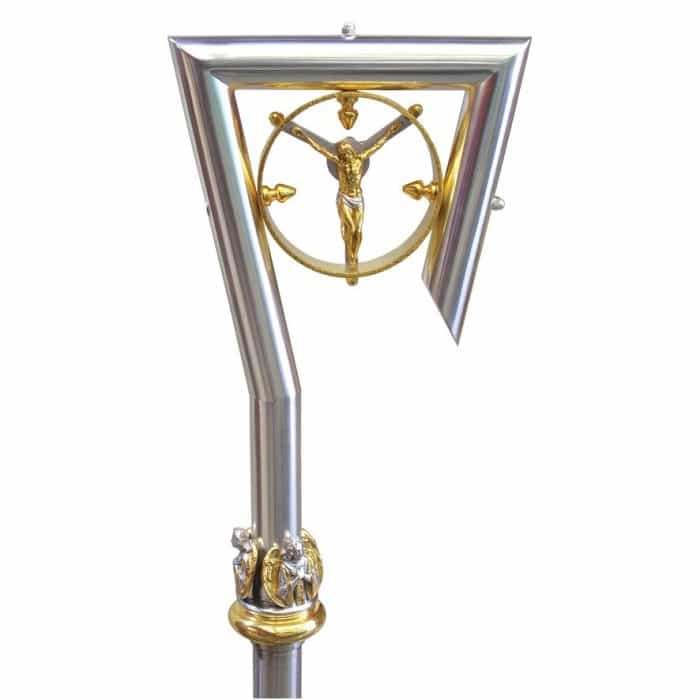 带双面十字架的牧杖 Catholic religious art