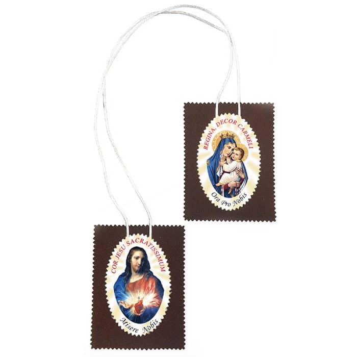 加尔默罗圣母圣带-带包装-卡片-12x9cm Catholic religious art