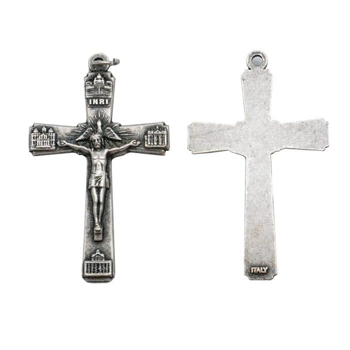 DIY十字架-四大殿-锌合金-5.0x3.3cm Catholic religious art