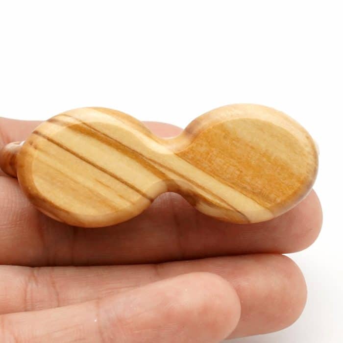 银浮雕橄榄木摆件-耶稣圣心+圣母圣心 Catholic religious art