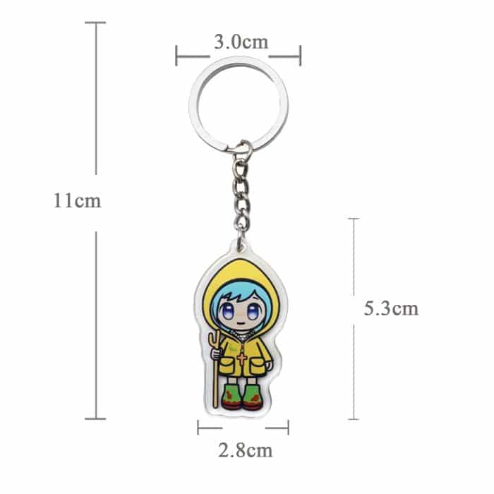 钥匙扣- 2025禧年-黄衣蓝发吉祥物-亚克力11cm Catholic religious art