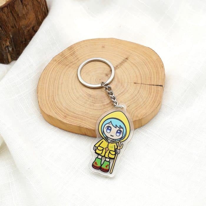 钥匙扣- 2025禧年-黄衣蓝发吉祥物-亚克力11cm Catholic religious art