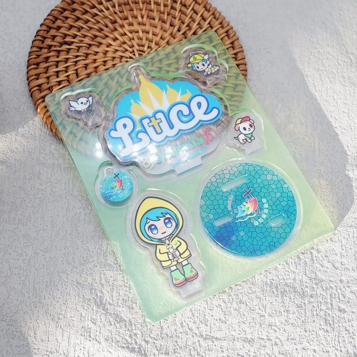 摆件-2025禧年-亚克力-黄衣蜡烛吉祥物-14cm Catholic religious art