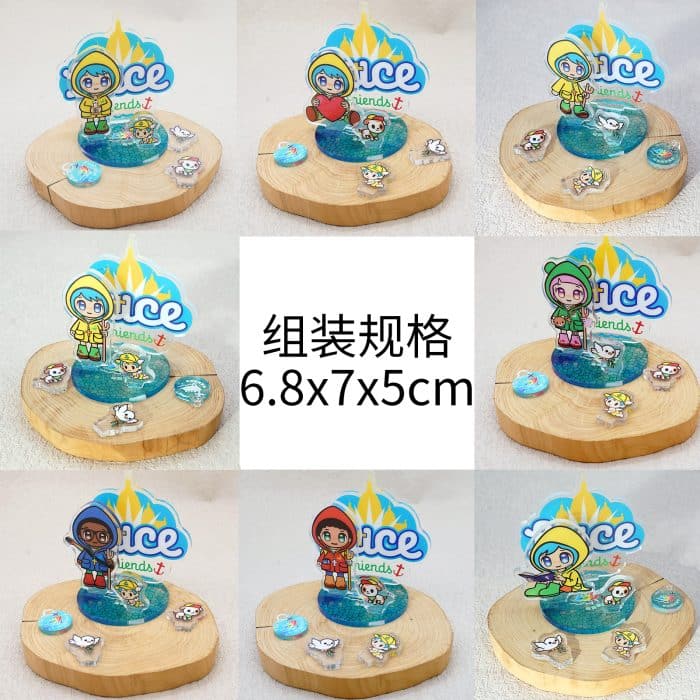 摆台-2025禧年-亚克力-正面黄衣手杖吉祥物-14cm (复制) Catholic religious art