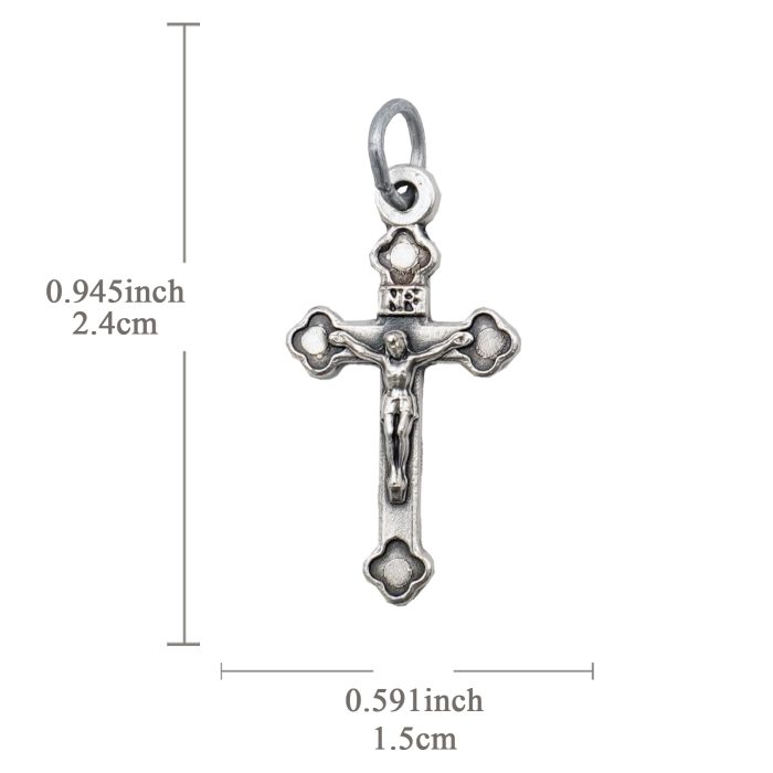 DIY十字架-Vaticano-锌合金-2.4cm Catholic religious art