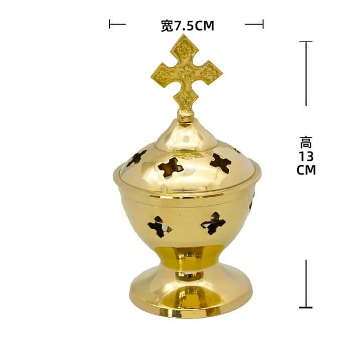 【现货】香炉-黄铜-高13cm Catholic religious art
