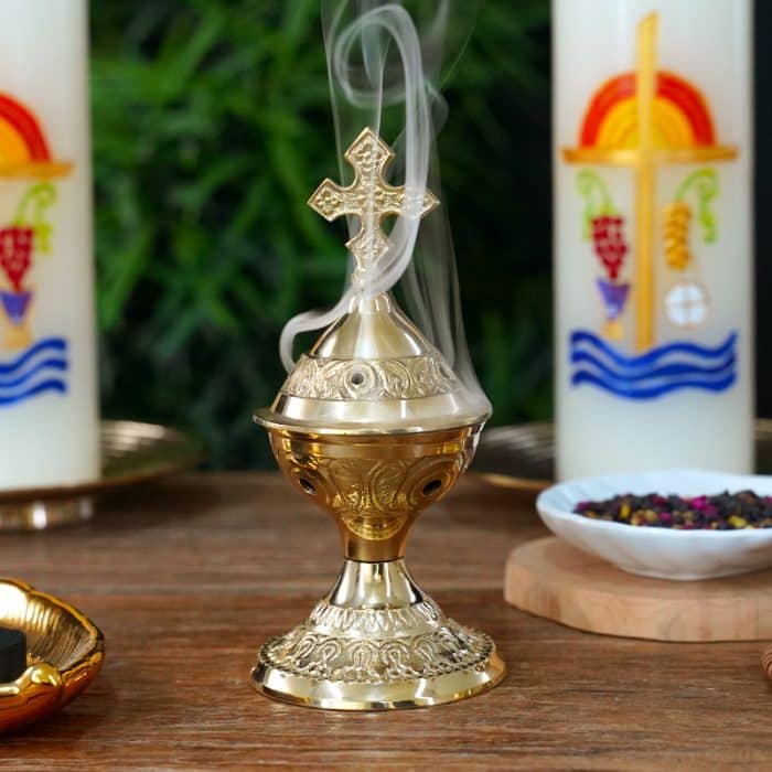 【现货】香炉 高14厘米 Catholic religious art