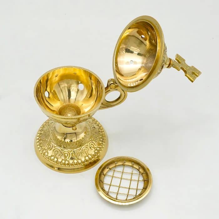 【现货】香炉-黄铜-高14厘米 Catholic religious art