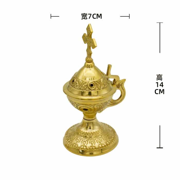 【现货】香炉-黄铜-高14厘米 Catholic religious art