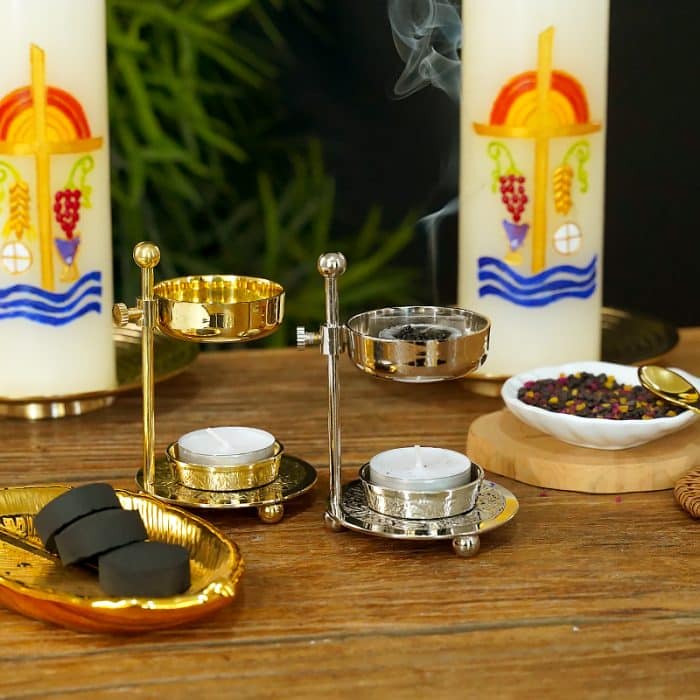 【现货】香炉可调节 高度11厘米 Catholic religious art