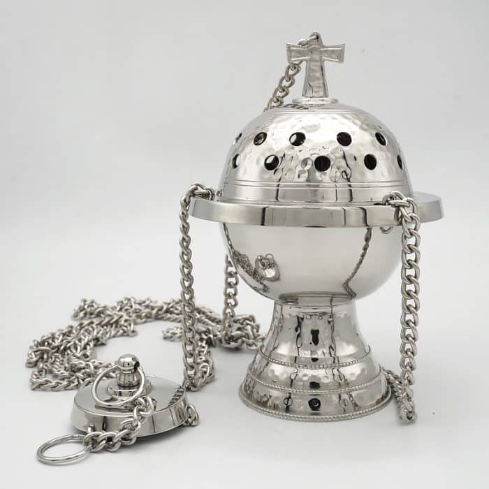 【现货】提炉-黄铜-镀镍-高19cm Catholic religious art