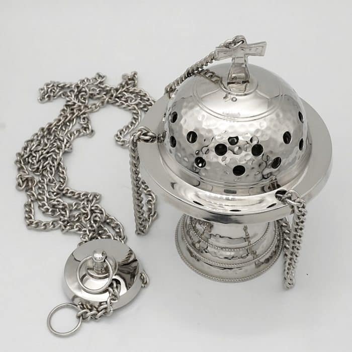 【现货】提炉-黄铜-镀镍-高19cm Catholic religious art