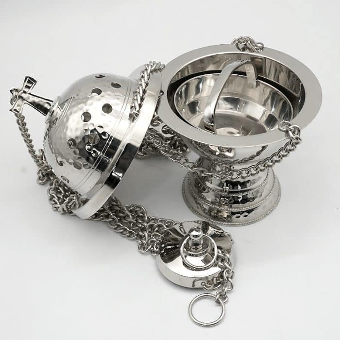 【现货】提炉-黄铜-镀镍-高19cm Catholic religious art