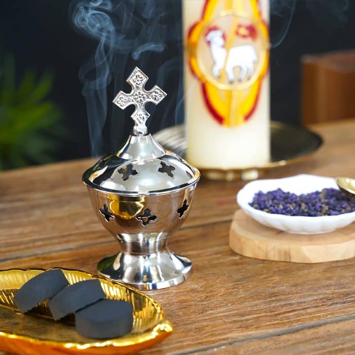 【现货】香炉-镀镍-高13cm Catholic religious art