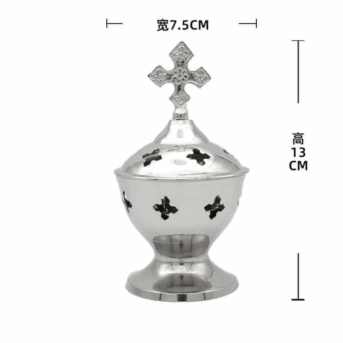 【现货】香炉-镀镍-高13cm Catholic religious art