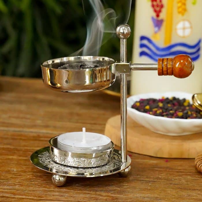 【现货】香炉可调节镀镍 高11厘米 Catholic religious art