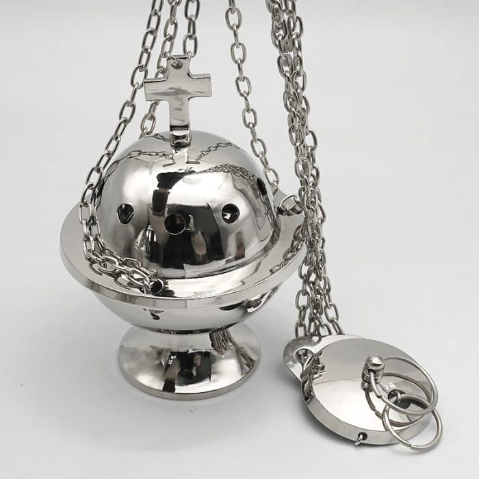 【现货】提炉-黄铜-带十字-高13cm Catholic religious art