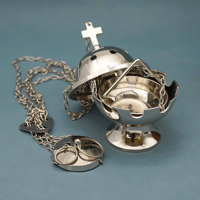 【现货】提炉-黄铜-带十字-高13cm Catholic religious art