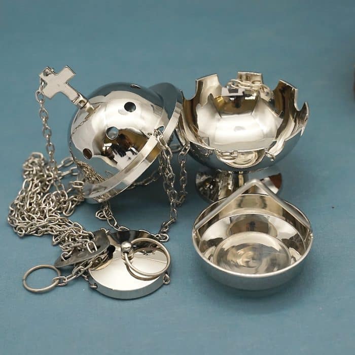 【现货】提炉-黄铜-带十字-高13cm Catholic religious art