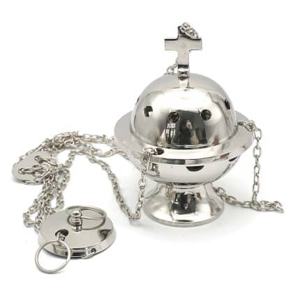 【现货】提炉-黄铜-带十字-高13cm