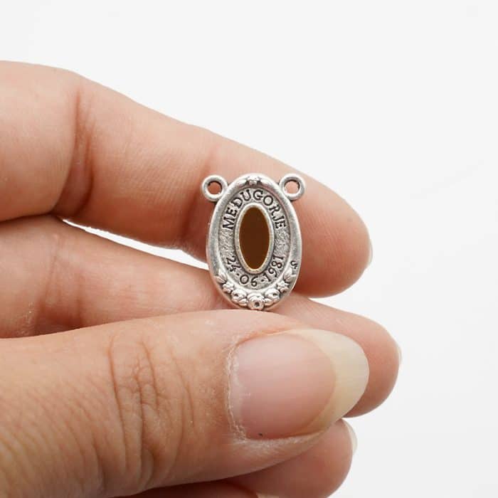 DIY三通-默主哥耶圣母-锌合金-1.7cm Catholic religious art