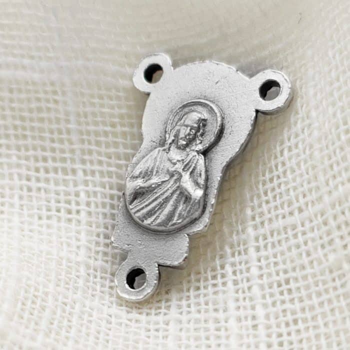 DIY三通-圣母抱耶稣-锌合金-1.5cm Catholic religious art