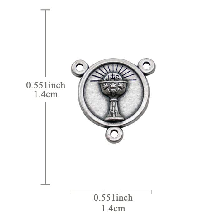 DIY三通-圣体-锌合金-1.4cm Catholic religious art