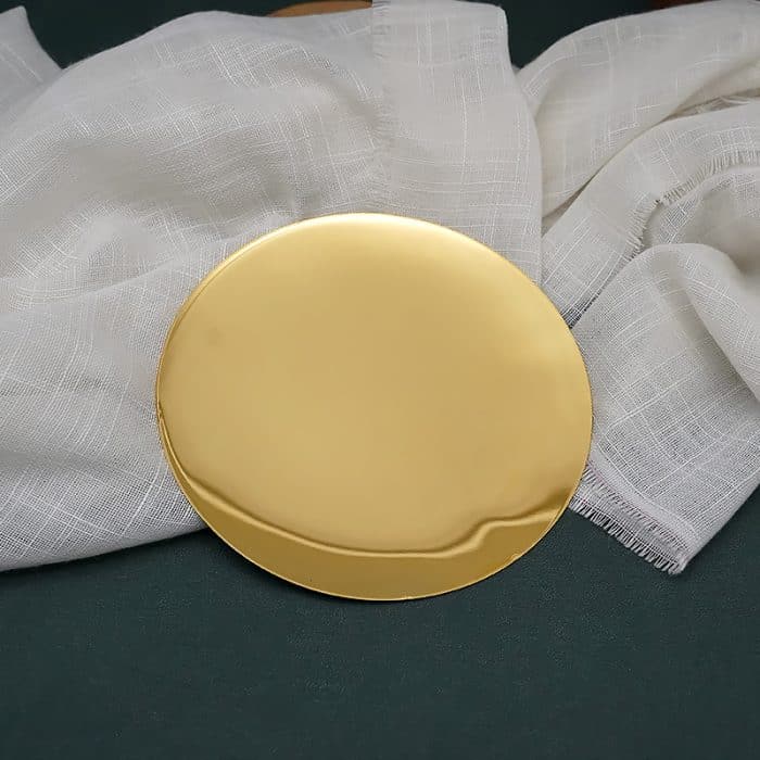 【现货】圣盘 Ø 14 cm 黄铜金色 Catholic religious art