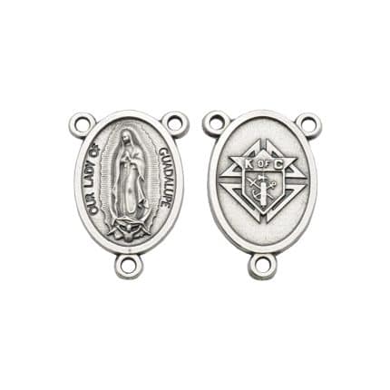 DIY三通-瓜达卢佩圣母-锌合金-2.2cm