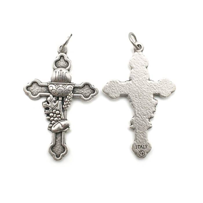 DIY十字架-圣体圣事-锌合金-3.7cm Catholic religious art