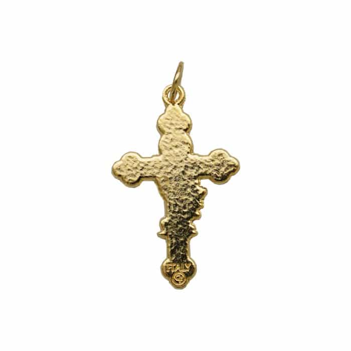 DIY十字架-圣体-锌合金-金色-3.7cm Catholic religious art