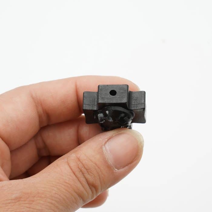 DIY双通-耶稣头像-方形十字-黑檀木-2.4cm Catholic religious art