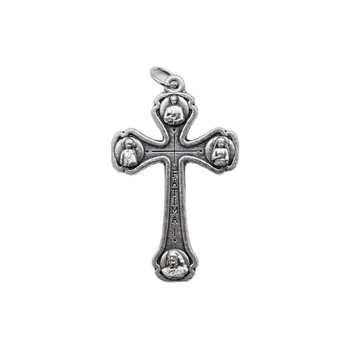 DIY十字架-法蒂玛圣母-锌合金-3.7x2.5cm Catholic religious art