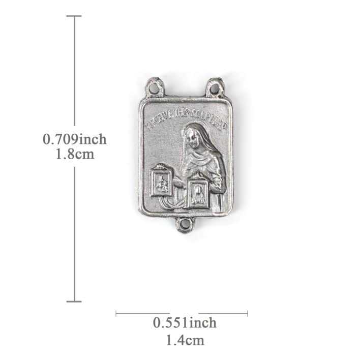 DIY三通-加尔默罗-锌合金-1.8cm Catholic religious art